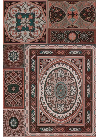 Плитка 275x400 Aladdin Pattern Mix M сорт 1