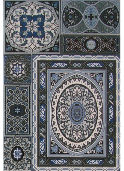 Плитка 275x400 Aladdin Pattern Mix BL сорт 1