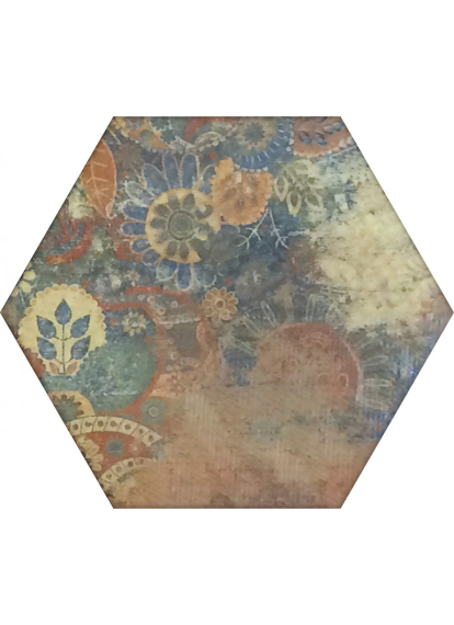 Плитка КЕРАМОГРАНІТ 346x400x8,5 R Hexagon Zuriza Mix сорт S
