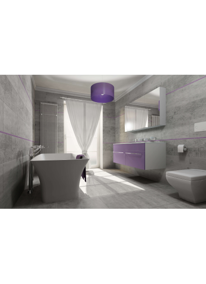 Cement White 250x400x8 Плитка  сорт 1