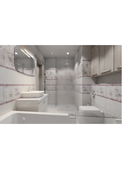 Плитка 250x500 Asti Flower GRC сорт 1