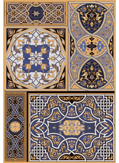 Плитка 275x400 Aladdin Pattern Mix B сорт 1