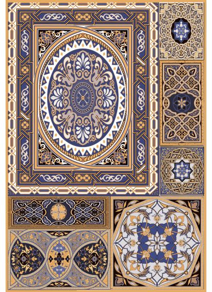 Плитка 275x400 Aladdin Pattern Mix B сорт 1