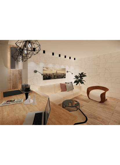 Плитка КЕРАМОГРАНІТ ректиф. 295x595 Aurora Gold Matte сорт S