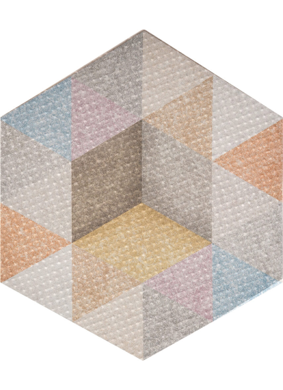 Плитка КЕРАМОГРАНІТ 346x400x8,5 R Rain Mix сорт S