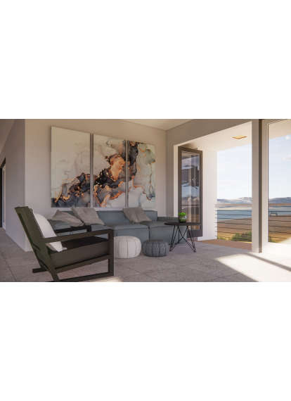 Плитка КЕРАМОГРАНІТ 400x400x8 River GRM сорт S