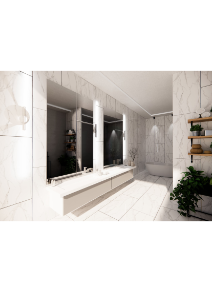 Плитка КЕРАМОГРАНІТ полір. 600x1200 PK Aurora Glacier Polished сорт S