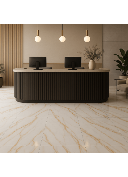 Плитка КЕРАМОГРАНІТ ректиф. 600x1200x8 Aurora Gold Matte сорт S