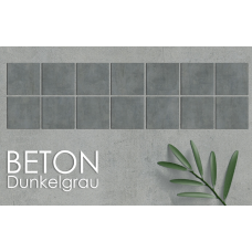 Beton Dunkelgrau 600x600x20 Плитка КЕРАМОГРАНІТ ректиф. сорт S