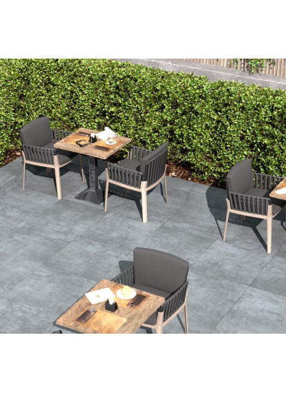 Плитка КЕРАМОГРАНІТ ректиф. 600x600x20 Beton Anthrazit сорт S