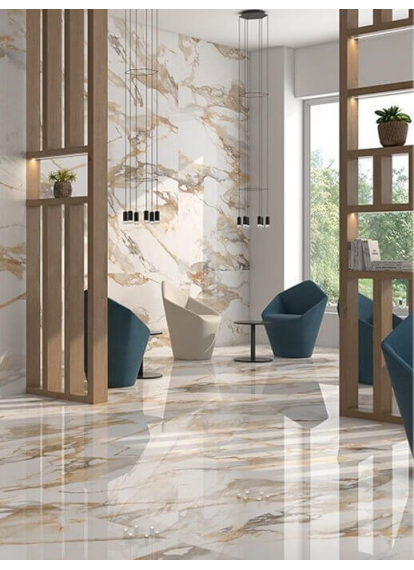 Плитка КЕРАМОГРАНІТ полір. 600x600x9 PK Navagio W сорт S