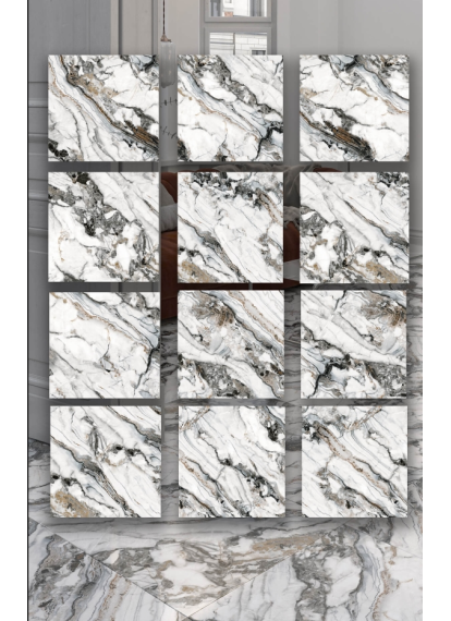 Плитка КЕРАМОГРАНІТ полір. 600x600x9 PK Oceania GR сорт S