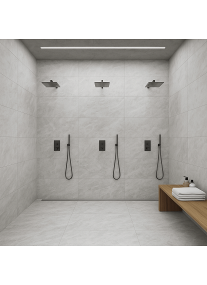 Плитка КЕРАМОГРАНІТ ректиф. 600x600x20 PAV Praia Grey сорт S