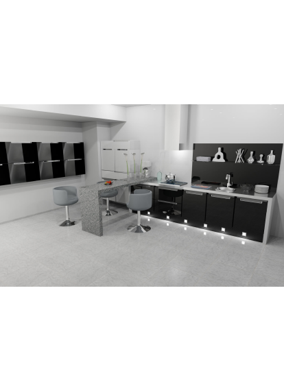 Плитка КЕРАМОГРАНІТ ректиф. 600x600 Flora GR сорт S