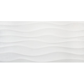 Dymo Wavy White 295x595 Плитка ректиф.  сорт S