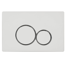 Glossy white Nomi 097-E 24.5х16.5х1.45 cm Комплект пластикових кнопок керування 