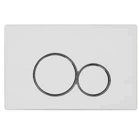 Glossy white Nomi 097-E 24.5х16.5х1.45 cm Комплект пластиковых кнопок управления 