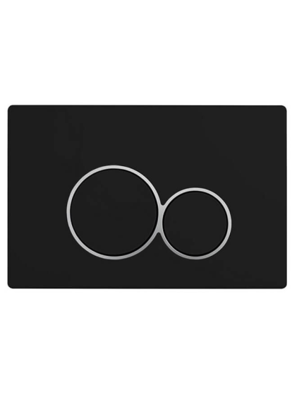 Комплект пластикових кнопок керування Matte black Nomi 097-E 24.5х16.5х1.45 cm