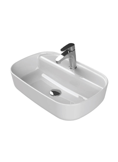 Aqua 60x40 cm умывальник накладной для столешницы