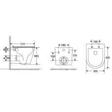 Nomi Avanti Tornado унитаз підвісний з кераміки 