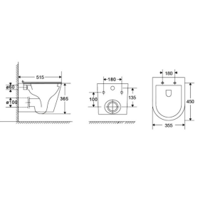 Nomi Avanti Tornado унитаз подвесной из керамики 